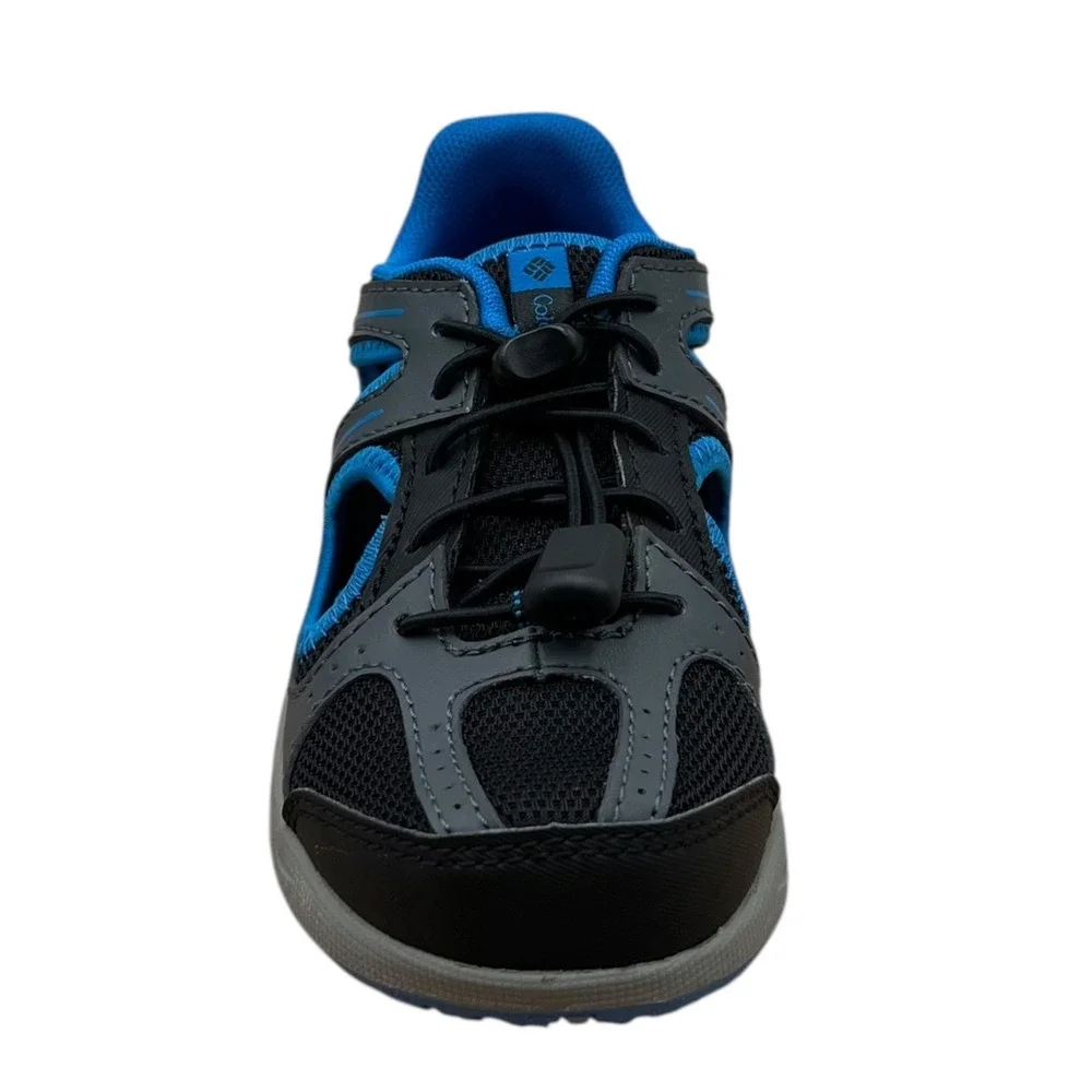 Columbia Toddler Boys Hybrid Water Shoes Size 10 Blue Black Fisherman Closed Toe